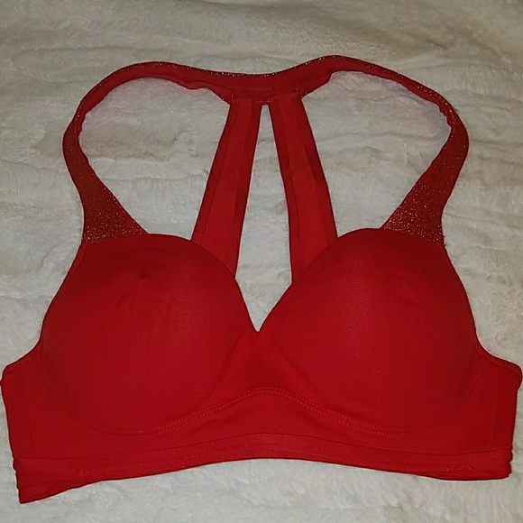 Victoria's Secret Other - VS Sport Padded, Pushup Sports Bra Red